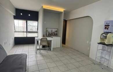 Imagem: O apartamento possui 1 Banheiro, 1 Vaga na garagem, 30m² de