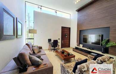 Imagem: A casa em condomínio possui 3 Dormitórios, 5 Banheiros, 4