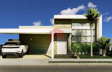 Imagem 1: Casa em Condomínio. Piscina, Churrasqueira, 210m² de Áreae2 Vagas na...