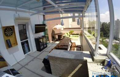 Imagem: O apartamento possui 1 Dormitório, 2 Banheiros, 1 Vaga na garagem