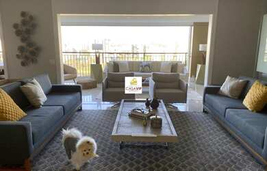 Imagem: O apartamento possui 3 Dormitórios, 3 Banheiros, 4 Vagas na