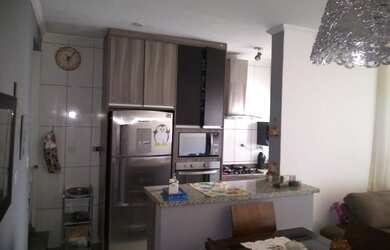 Imagem: O apartamento na cobertura possui 2 Dormitórios, 2 Banheiros