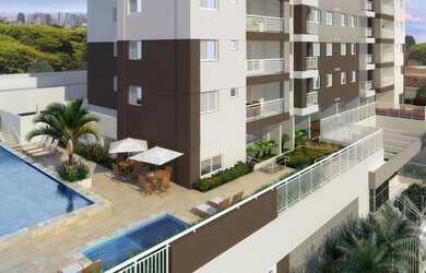 Imagem: O apartamento possui 2 Dormitórios, 1 Banheiro, 1 Vaga na garagem