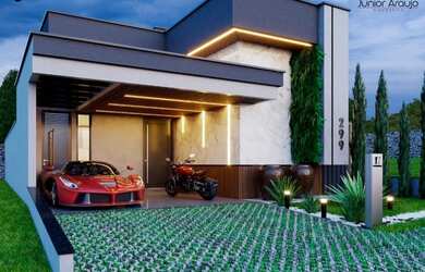 Imagem: A casa em condomínio possui 3 Dormitórios, 2 Banheiros, 2