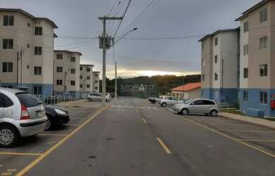 Imagem: O apartamento possui 2 Dormitórios, 1 Banheiro, 1 Vaga na garagem