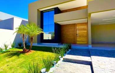 Imagem: A casa em condomínio possui 4 Dormitórios, 4 Banheiros, 3