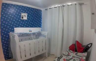 Imagem: O apartamento possui 2 Dormitórios, 1 Banheiro, 1 Vaga na garagem