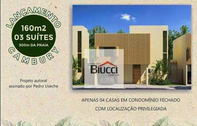 Imagem: A casa em condomínio possui 3 Dormitórios, 3 Banheiros, 2