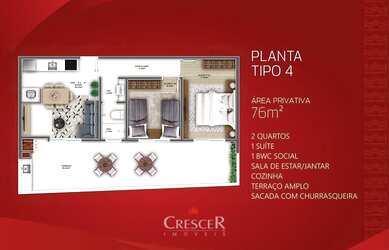 Imagem 4: Apartamentos com 2 a 3 quartos para venda em Caioba