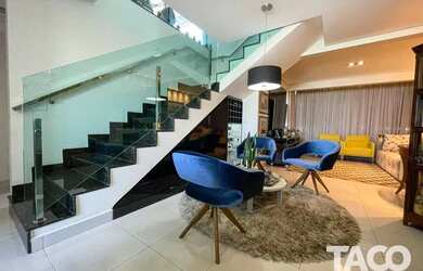 Imagem: O apartamento na cobertura possui 3 Dormitórios, 4 Banheiros