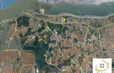 Imagem: O terreno possui 8.000m² de Área e está localizado em Calhau