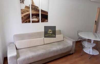 Imagem: O studio possui 1 Dormitório, 1 Banheiro, 1 Vaga na garagem