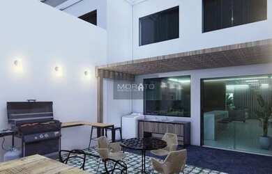 Imagem: A casa possui 3 Dormitórios, 2 Banheiros, 4 Vagas na garagem