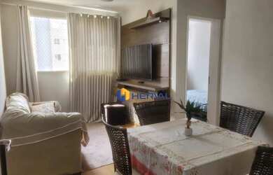 Imagem: O apartamento possui 2 Dormitórios, 1 Banheiro, 1 Vaga na garagem