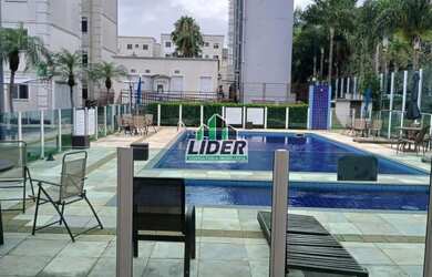 Imagem: O apartamento possui 2 Dormitórios, 1 Banheiro, 1 Vaga na garagem