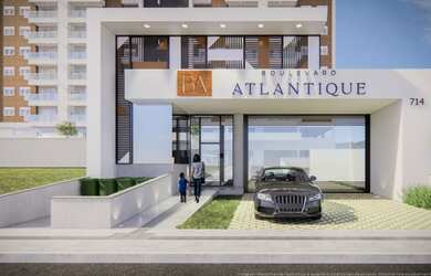 Imagem: O apartamento possui 1 Dormitório, 1 Banheiro, 1 Vaga na garagem