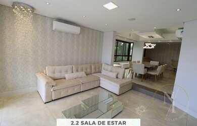 Imagem: O apartamento possui 4 Dormitórios, 5 Banheiros, 3 Vagas na