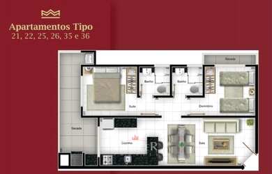 Imagem 7: Apartamentos com 2 a 3 quartos para venda em Caioba