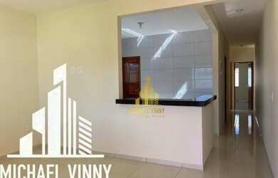 Imagem: A casa possui 2 Dormitórios, 2 Banheiros, 1 Vaga na garagem