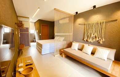 Imagem: A kitnet possui 1 Dormitório, 1 Banheiro, 1 Vaga na garagem