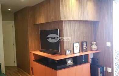 Imagem: O apartamento possui 2 Dormitórios, 2 Banheiros, 2 Vagas na