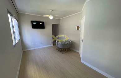 Imagem: O apartamento possui 1 Dormitório, 1 Banheiro, 1 Vaga na garagem