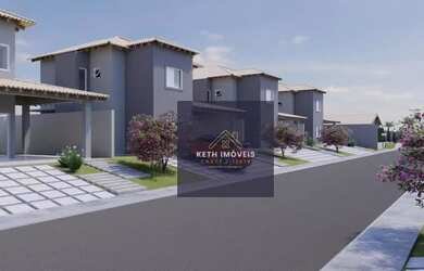 Imagem: A casa em condomínio possui 3 Dormitórios, 2 Banheiros, 3