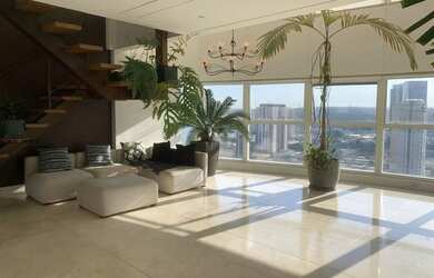 Imagem: O apartamento na cobertura possui 3 Dormitórios, 5 Banheiros