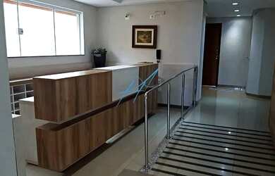 Imagem: O apartamento possui 1 Dormitório, 1 Banheiro, 1 Vaga na garagem