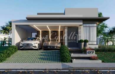 Imagem: A casa possui 3 Dormitórios, 1 Banheiro, 1 Vaga na garagem