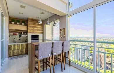 Imagem: O apartamento possui 3 Dormitórios, 4 Banheiros, 3 Vagas na