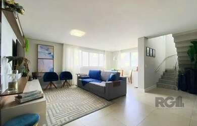 Imagem: O apartamento na cobertura possui 3 Dormitórios, 4 Banheiros