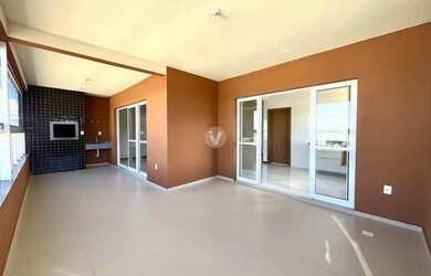 Imagem: O apartamento na cobertura possui 3 Dormitórios, 4 Banheiros