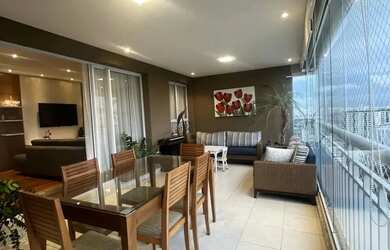 Imagem: O apartamento possui 3 Dormitórios, 4 Banheiros, 4 Vagas na