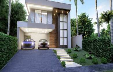 Imagem: A casa possui 5 Dormitórios, 5 Banheiros, 4 Vagas na garagem