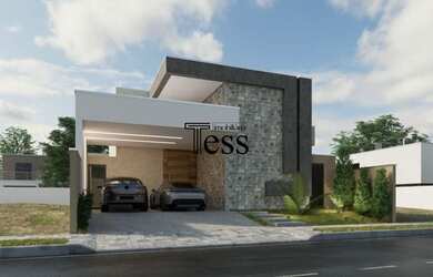 Imagem: A casa em condomínio possui 3 Dormitórios, 4 Banheiros, 4