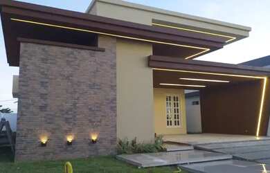 Imagem: A casa em condomínio possui 3 Dormitórios, 3 Banheiros, 4