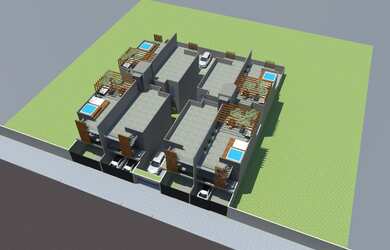 Imagem: O apartamento possui 3 Dormitórios, 2 Banheiros, 2 Vagas na