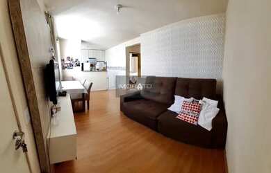 Imagem: O apartamento possui 2 Dormitórios, 1 Banheiro, 1 Vaga na garagem