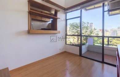 Imagem: O apartamento na cobertura possui 1 Dormitório, 1 Banheiro