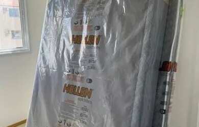 Imagem: O apartamento possui 1 Dormitório, 1 Banheiro, 1 Vaga na garagem