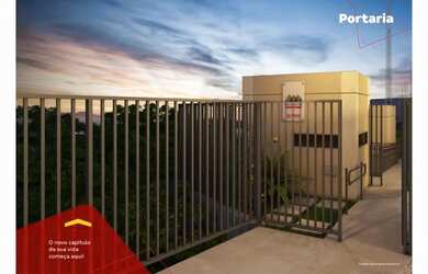 Imagem: O apartamento possui 2 Dormitórios, 1 Banheiro, 1 Vaga na garagem