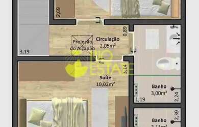 Imagem 8: Casa DUPLEX COM SUÍTE, 81m2, Belmonte, Volta Redonda, RJ