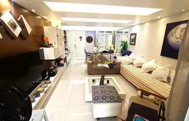 Imagem: O apartamento na cobertura possui 3 Dormitórios, 4 Banheiros