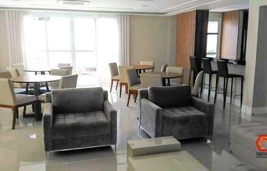 Imagem: O apartamento na cobertura possui 4 Dormitórios, 5 Banheiros