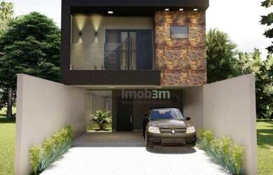 Imagem: A casa em condomínio possui 3 Dormitórios, 3 Banheiros, 4