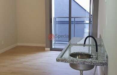 Imagem: O apartamento possui 1 Dormitório, 1 Banheiro, 24m² de Área