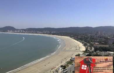 Imagem 2: Apartamento frente mar 4 suites condominio tortugas guaruja 224 m2 2 vagas parque enseada