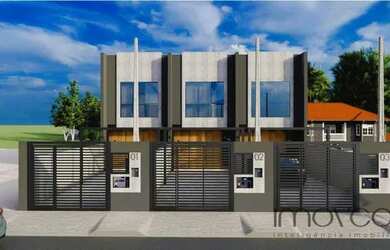 Imagem: A casa possui 3 Dormitórios, 1 Banheiro, 2 Vagas na garagem