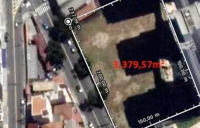 Imagem: O terreno possui 3.380m² de Área e está localizado em Vila